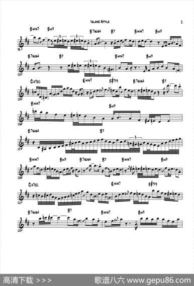 IslandStyle（中音萨克斯）