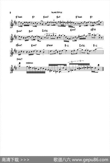 IslandStyle（中音萨克斯）