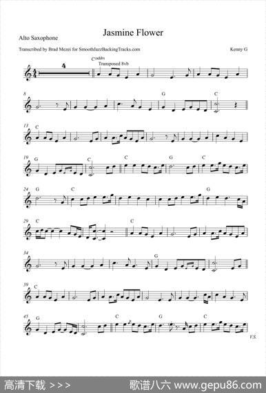JasmineFlower（中音萨克斯）