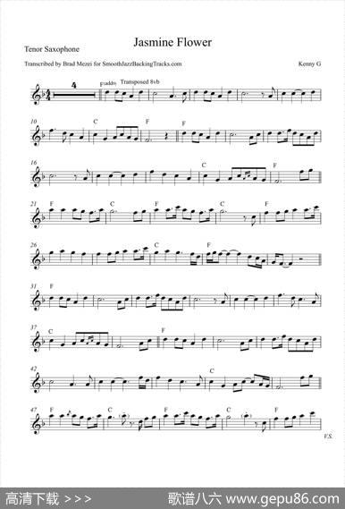 JasmineFlower（次中音萨克斯）
