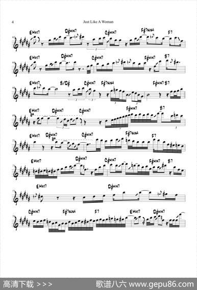 JustLikeAWoman（中音萨克斯）