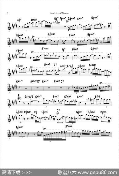 JustLikeAWoman（次中音萨克斯）