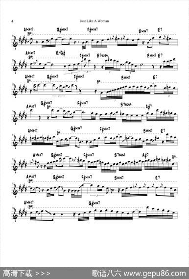 JustLikeAWoman（次中音萨克斯）