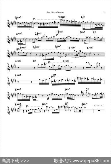 JustLikeAWoman（次中音萨克斯）