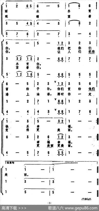 小树快长大（《森林大合唱》选曲女声三重唱或三部合唱） - 胥树人|丁鸣