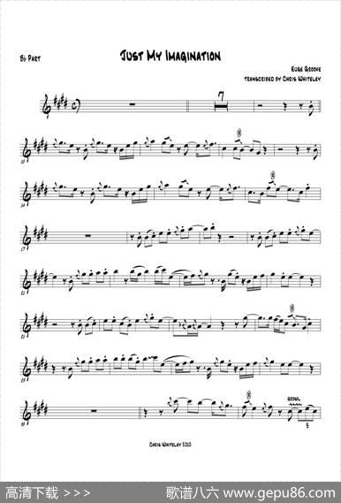 JustMyImagination（次中音萨克斯）