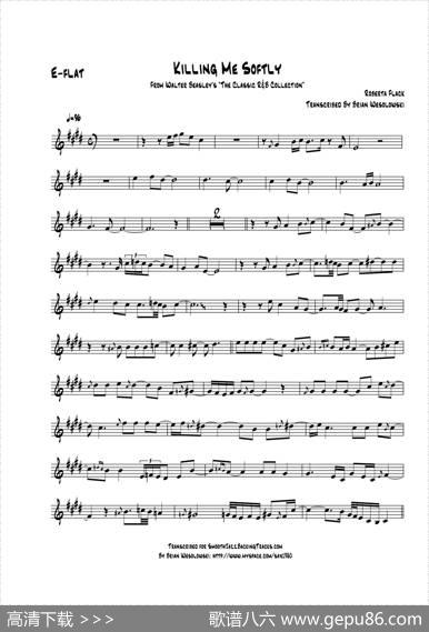 KillingMeSoftly（中音萨克斯）