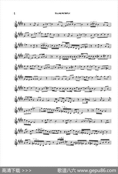 KillingMeSoftly（中音萨克斯）