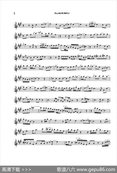 KillingMeSoftly（高音萨克斯）