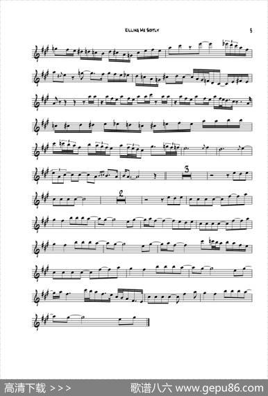 KillingMeSoftly（高音萨克斯）