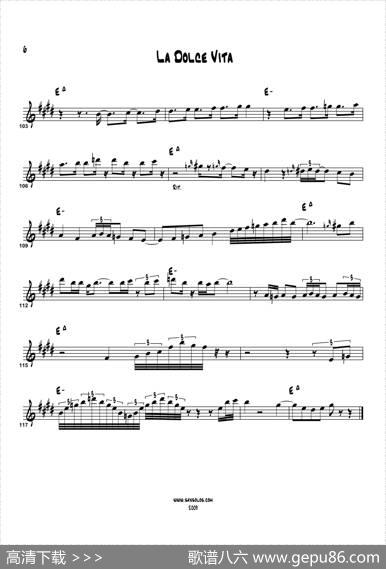 LaDolceVita（高音萨克斯）