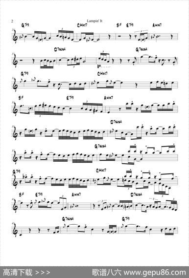 Lampin'It（中音萨克斯）