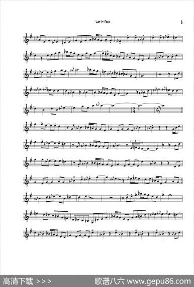LetItFree（中音萨克斯）