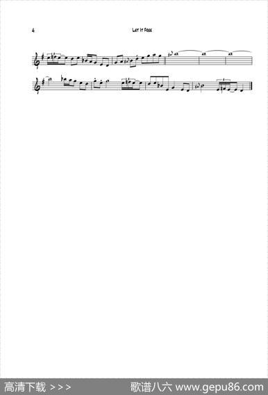 LetItFree（中音萨克斯）