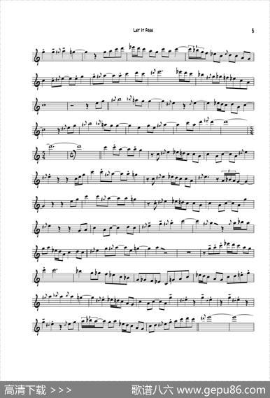 LetItFree（高音萨克斯）