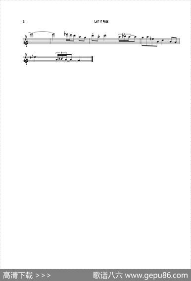 LetItFree（高音萨克斯）