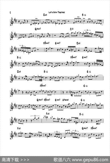 LetsStayTogether（中音萨克斯）