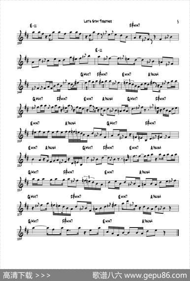 LetsStayTogether（中音萨克斯）