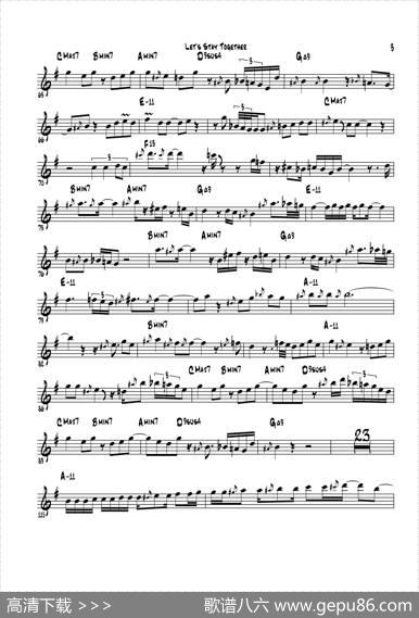 LetsStayTogether（次中音萨克斯）