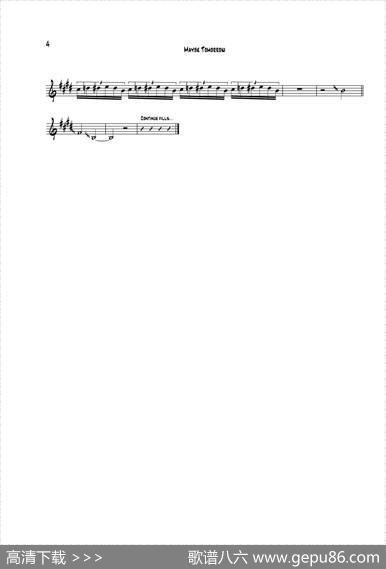 MaybeTomorrow（次中音萨克斯）