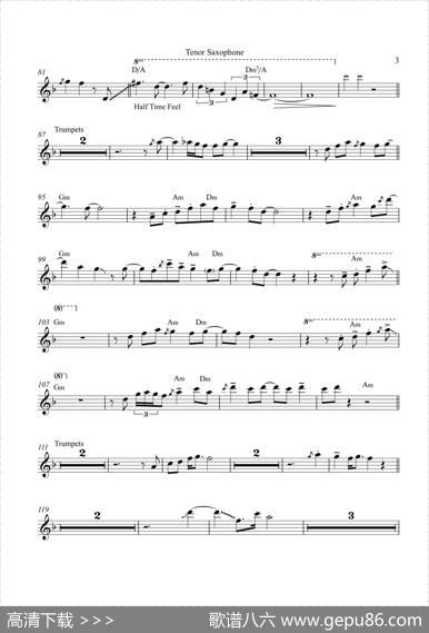 MoveOnUp（次中音萨克斯）