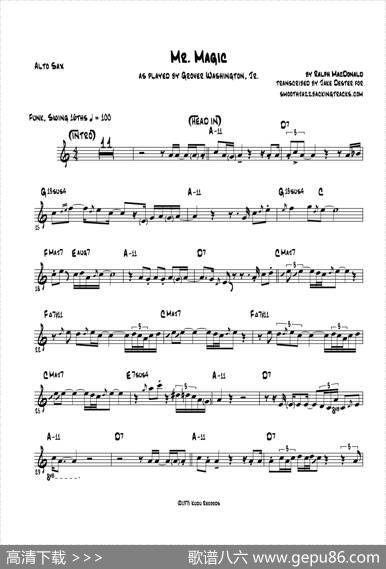 MrMagic（中音萨克斯）