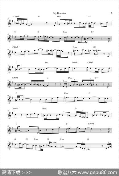 MyDevotion（次中音萨克斯）