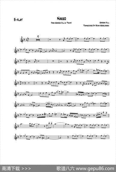 Naked（次中音萨克斯）