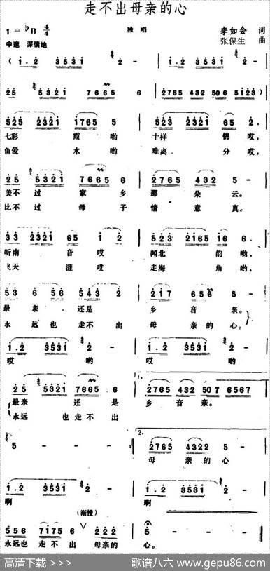 走不出母亲的心 - 李如会|张保生