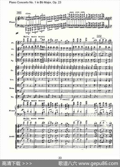 Bb大调第一钢琴协奏曲,Op.23第三乐章（二）