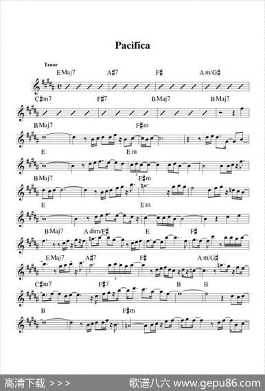 Pacifica（次中音萨克斯）