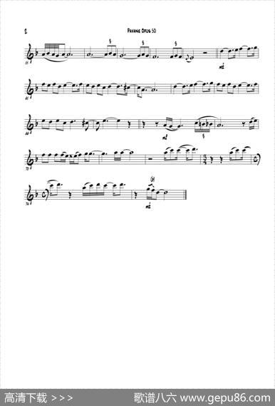 PavaneOpus50（bEPart）