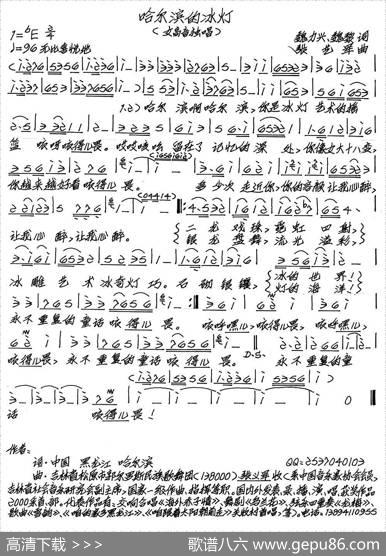 哈尔滨的冰灯 - 魏力兴、魏黎|张艺军