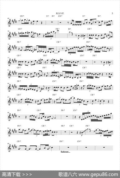 R.S.V.P（中音萨克斯）