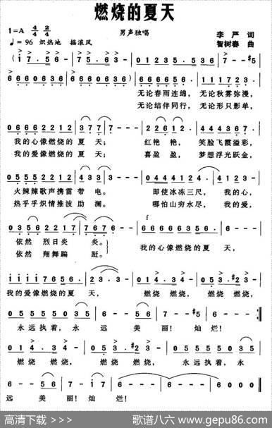 燃烧的夏天 - 李严|智树春