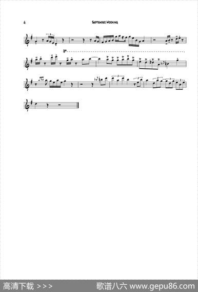 SeptemberMorning（中音萨克斯）
