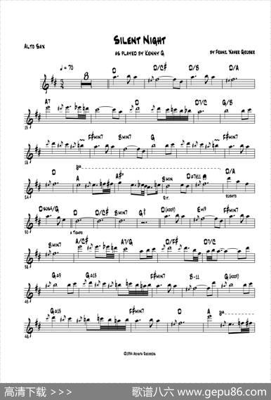 SilentNight（中音萨克斯）