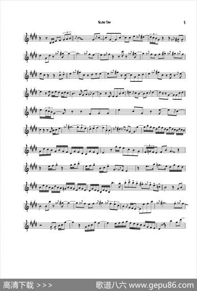 SlowJam（中音萨克斯）