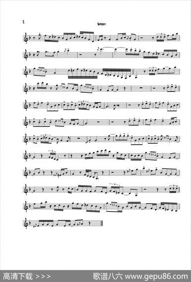 Spooky（次中音萨克斯）