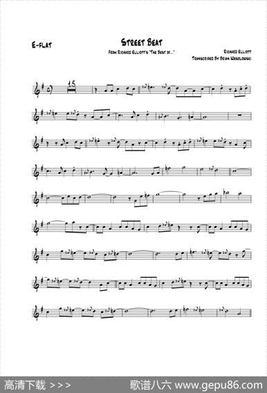 StreetBeat（中音萨克斯）