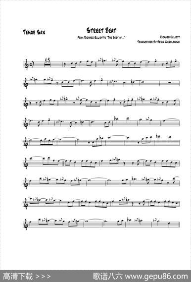 StreetBeat（次中音萨克斯）