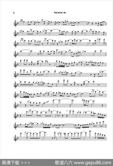 TakeMeAsIAm（次中音萨克斯）