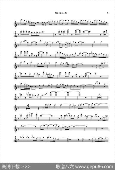 TakeMeAsIAm（次中音萨克斯）