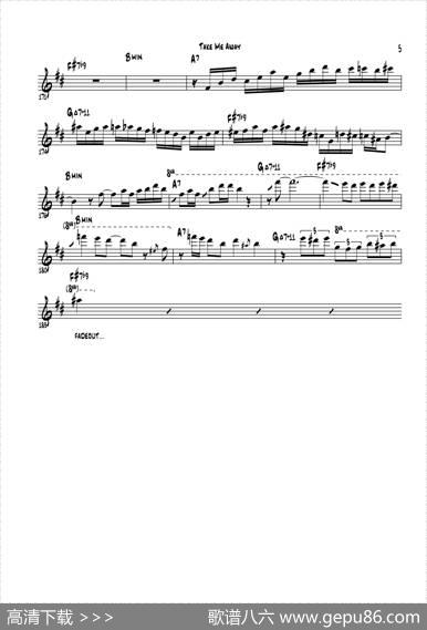TakeMeAway（次中音萨克斯）