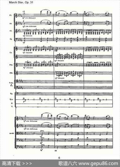 MarchSlav,Op.31斯拉夫进行曲，Op.31（一）