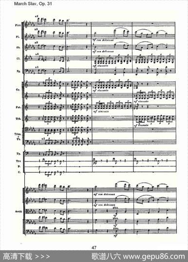 MarchSlav,Op.31斯拉夫进行曲，Op.31（二）