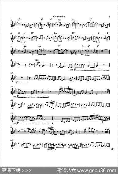 Tango（中音萨克斯）