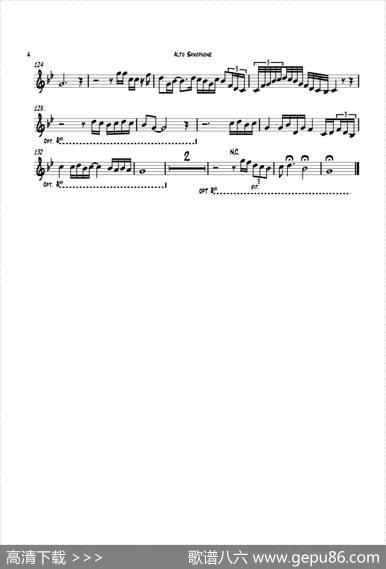 Tango（中音萨克斯）