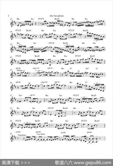 TequilaMoon（中音萨克斯）