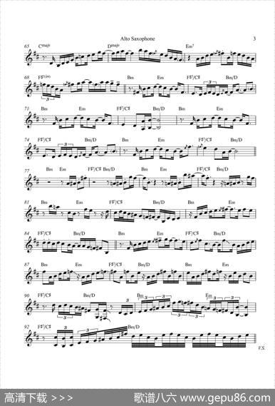 TequilaMoon（中音萨克斯）